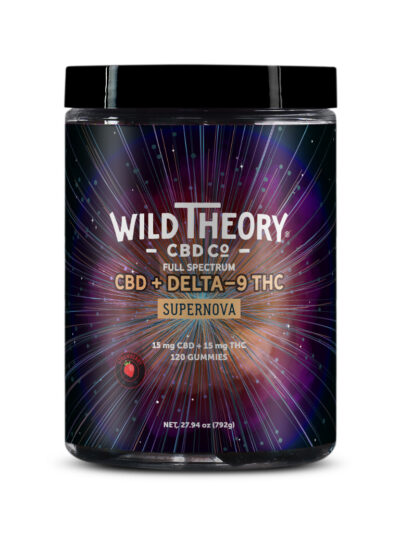 Ruby-Cellダーマコド９本セット Wild Theory Supernova Gummies | Delta 9 THC + CBD for Relief