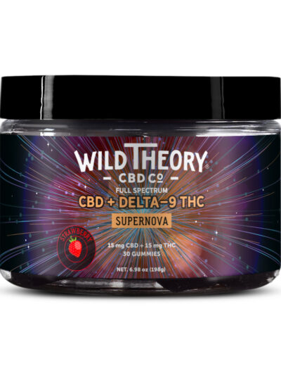 Supernova Gummies – 15mg Delta 9 THC + 15mg CBD – Strawberry