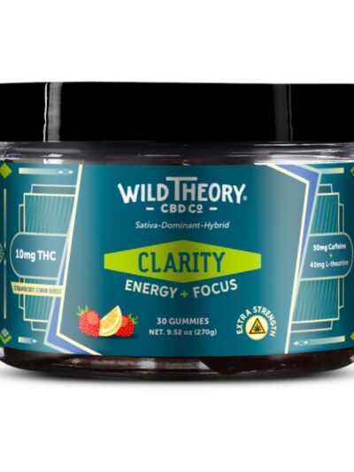 Wild Theory Clarity Energy + Focus 10mg THC Gummies